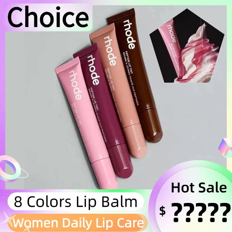 Summer Lip Moisturizer Lip Balm 8 Colors Lip Balm Smoothing Lip Lines Lasting Nourishing Women Daily Care Makeup Lip Care