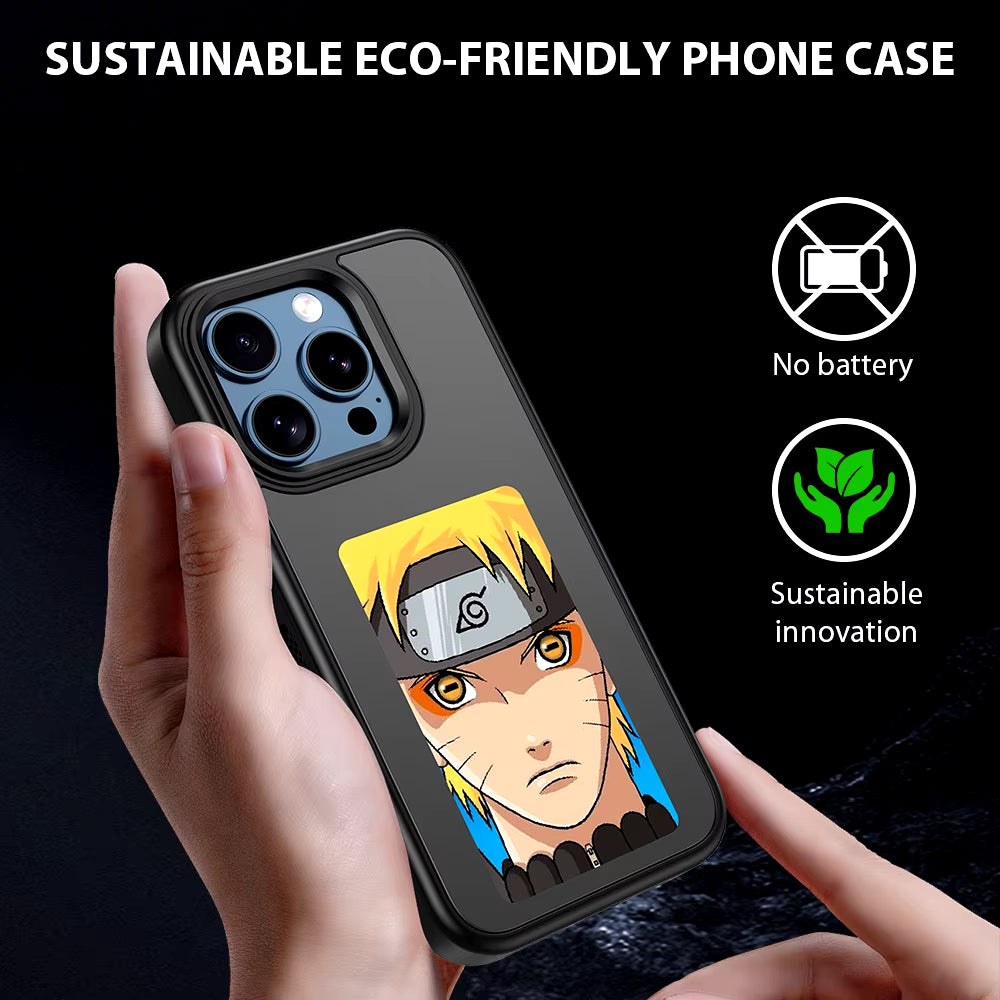 New-Tech NFC Function Phone Case for Iphone 15 14 13 Pro Max DIY Cases E Ink Screen Phone Cover Wear-Resisting Smart Iphone Case